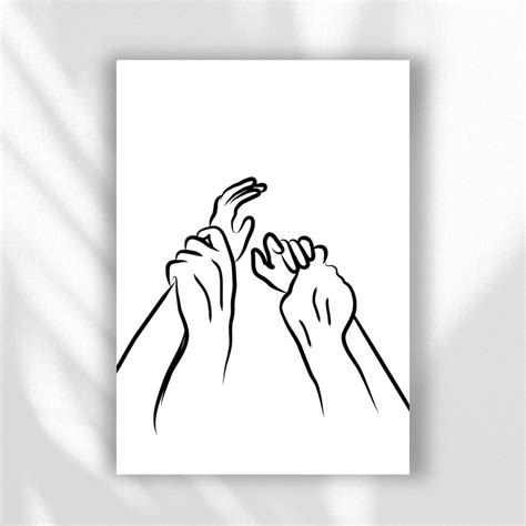 Hands Grabbing 1intimacy Sex Erotic Line Art Minimalism Etsy Canada