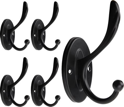 Amazon 5pcs Black Coat Hooks Wall Mounted Coat Hooks Farmhouse