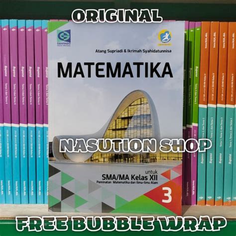 Jual Buku Matematika Kelas 3 XII 12 SMA Grafindo K13 Edisi Revisi