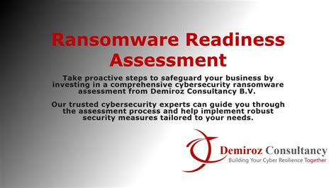 Ransomware Readiness Assessment