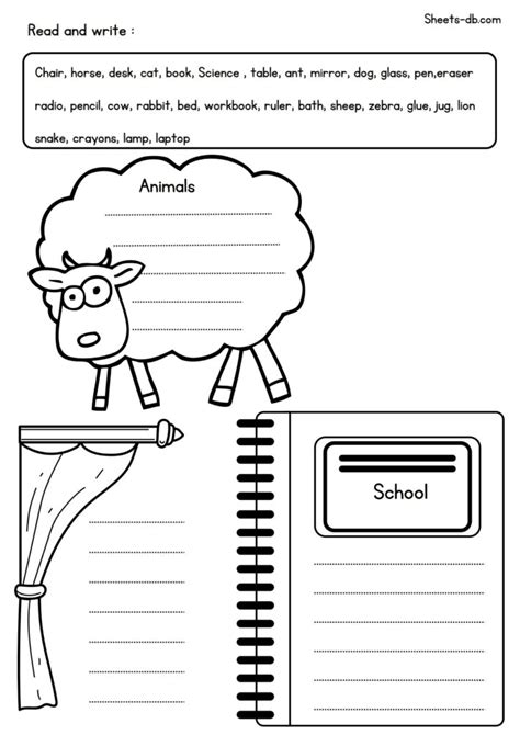 Vocabulary Worksheets – Sheets