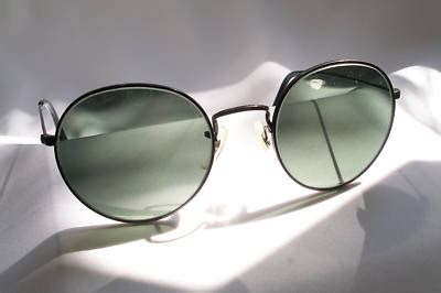 Ray-Ban John Lennon style Round Sunglasses W0608 Black | #102512407