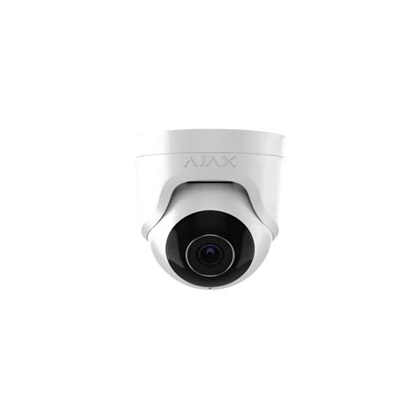 64925 197 WH1 64925 Ajax TurretCam IP PoE 5MP 2 8mm AI IR 35M