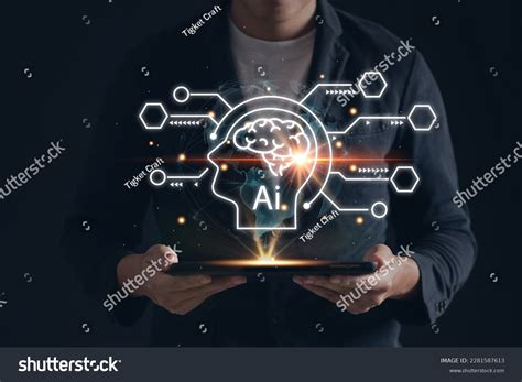 Hand Holding Ai Computer: Over 11,967 Royalty-Free Licensable Stock ...