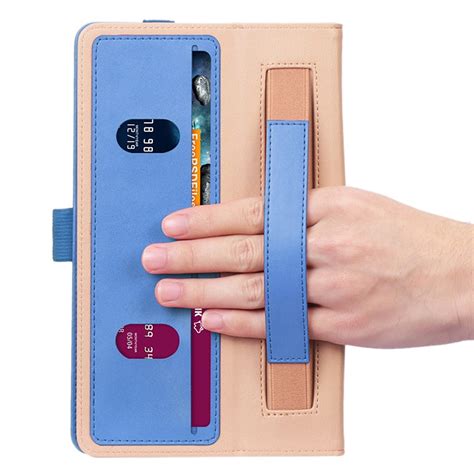 Luxe Stand Flip Cover Samsung Galaxy Tab A Lite Blauw