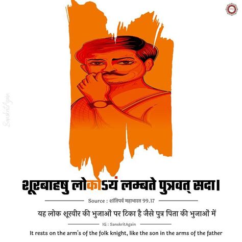 Chandra Shekhar Azad Sanskrit Poster With Meaning ⁣ Sanskrit