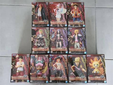 ONE PIECE LOT Set 11 Figurines Film RED Luffy Shanks Uta Sanji