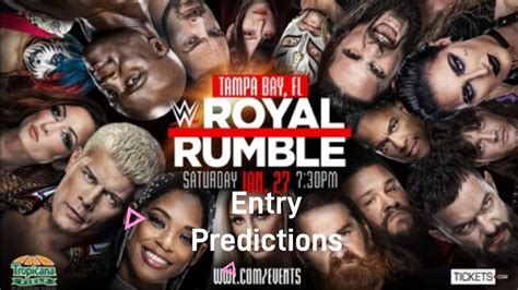 WWE Royal Rumble 30 Man 2024 Entry Predictions YouTube