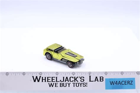 The Hood Yellow Redline Hot Wheels Mattel Vintage RL Sliding Roof Wheeljack S Lab