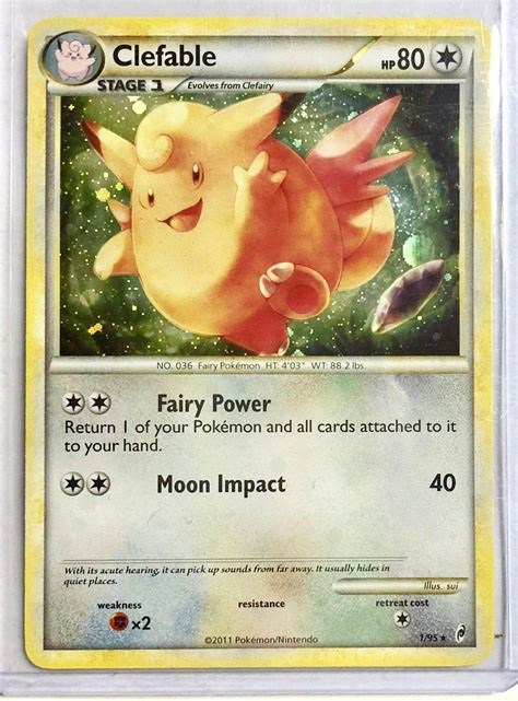 Clefable 1 Prices Pokemon Call Of Legends Pokemon Cards