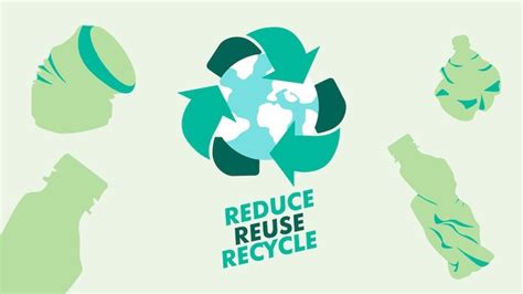 Premium Vector Title Reduce Reuse Recycle Design Banner Background Go Green Banner Earth