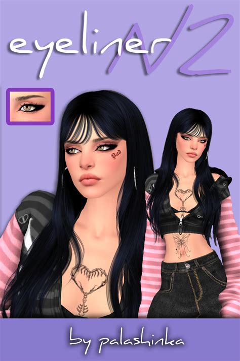 Grungy Eyeliner N Palashinka The Sims Create A Sim Curseforge