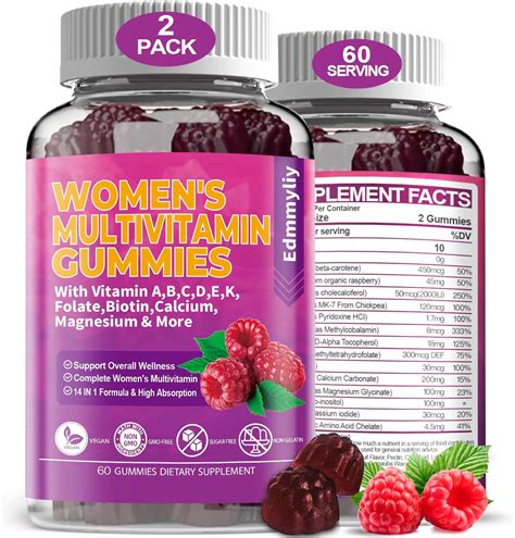 Amazon Sugar Free Womens Multivitamin Gummies Chewable Women S