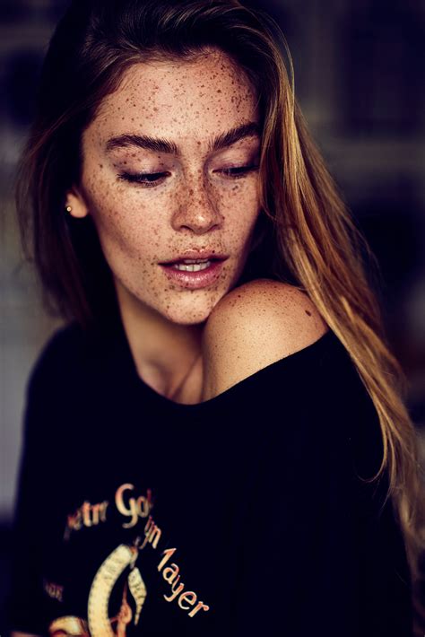 Swantje Paulina Ii On Behance Freckles Girl Freckles Beauty