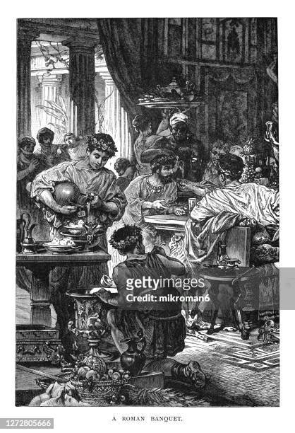 1062 Roman Banquet Stock Photos High Res Pictures And Images Getty