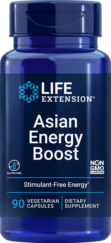 Ginseng Energy Boost Ginseng 30 Capsules Life Extension Metabolism