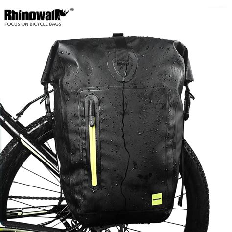 Buy Rhinowalk 25l Bike Saddle Bag Mtb Bicycle Rear Rack Bag Full Waterproof