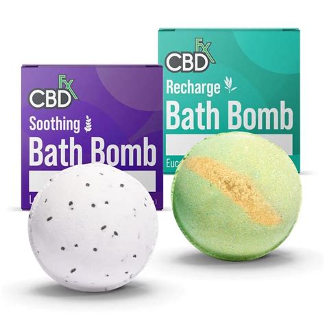 CBD Bath Bombs - Soothing / Recharge 200mg - CBDfx.com