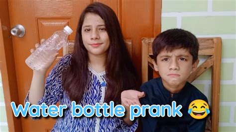 Water Bottle Prank Gone Right Siblings Squad Youtube