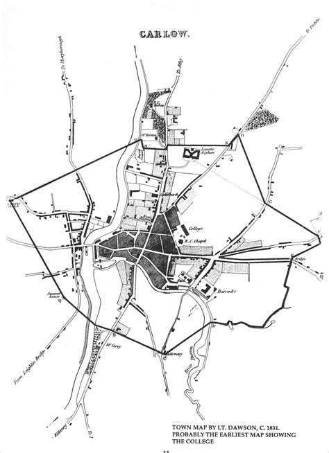 A Collection Of Maps And Drawings Of County Carlow