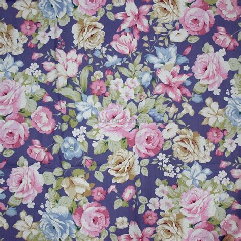 Aliexpress Buy 160CM Width Big Floral Cotton Fabric Pink Rose