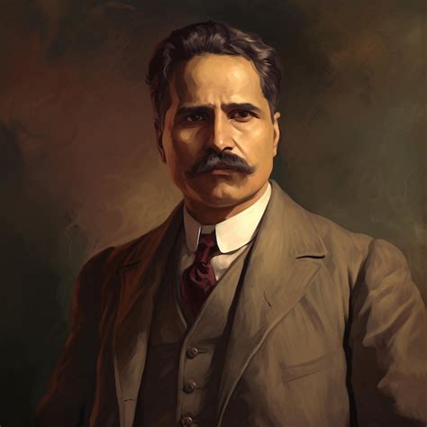 Dr Allama Muhammad Iqbal Portrait 8k Hd Premium Ai Generated Image