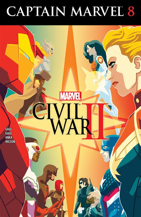 Captain Marvel 2016 8 Comic Issues Marvel