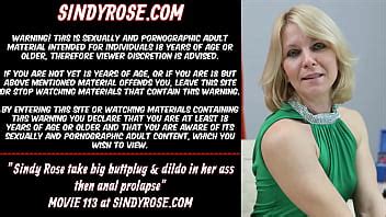 Sindy Rose Take Big Buttplug Dildo In Her Ass Then Anal Prolapse XVIDEOS