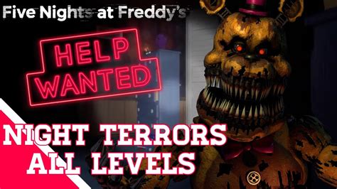 Fnaf Vr Help Wanted Flat Mode Walkthrough Night Terrors All