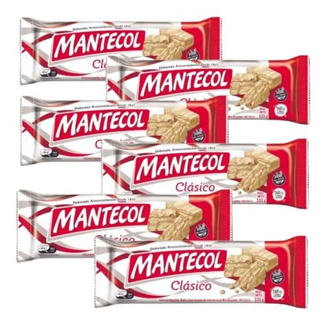 Pack X 6 Barra Mantecol 111g Sin Gluten Cuotas sin interés