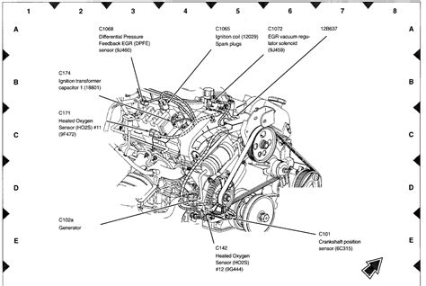 Crankshaft Position Sensor Located 6 Cyl Automatic 105000 Miles