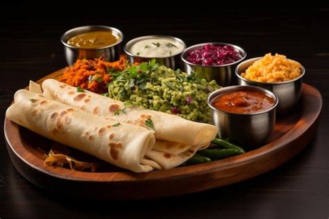 Premium Photo Mouthwatering Masala Dosa Platter South Indian Food