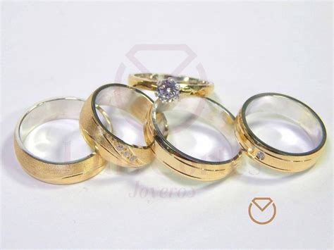 Argollas Oro Plata Especiales LCJoyeros