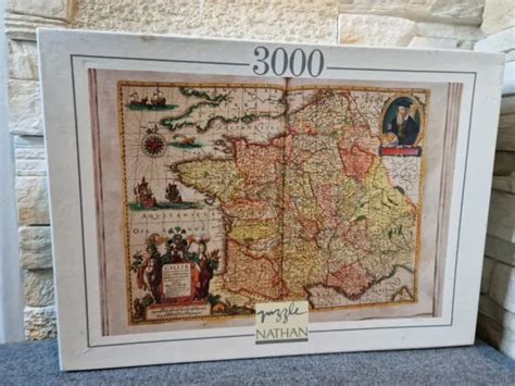 Ancienne Puzzle Carte De France Dujardin Jeu Vintage Picclick Fr