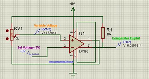 LM393 Low Offset Voltage Dual Comparator IC