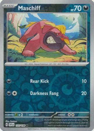 Maschiff 135 198 Common Reverse Holo Playset