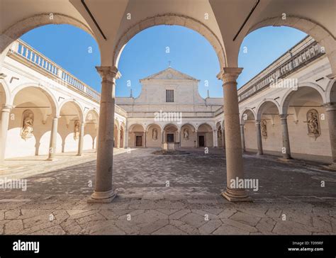 Montecassino Italy The Montecassino Abbey On Cassino City Province