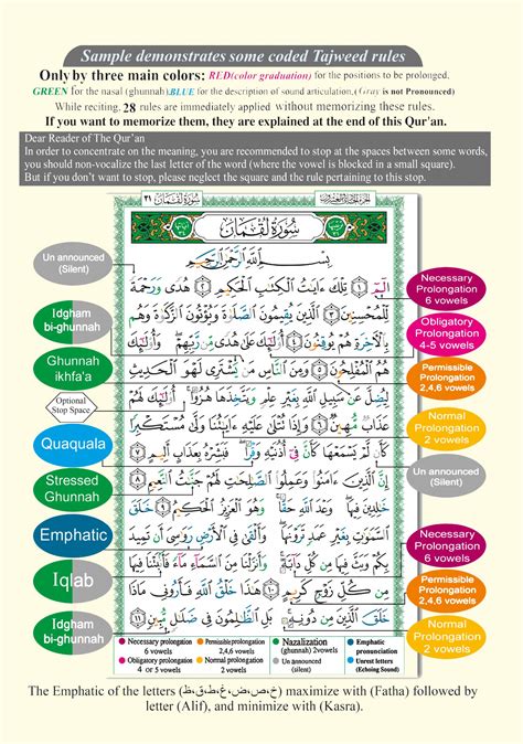 English With Transliteration And Translation Of Meanings Tajweed Quran