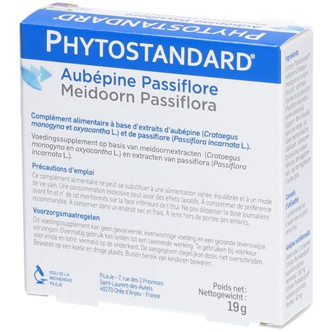 Phytostandard Aubepine Passiflore 30 Pc S Redcare Pharmacie