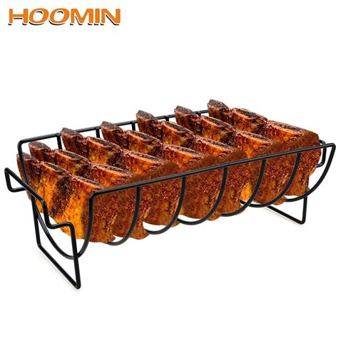 Hoomin Grill Grill Rack Nicht Stick Braten Rippe Rotisserie Steak Rack