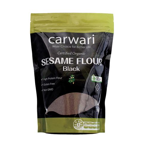 Carwari Organic Sesame Seed Flour Black G From Naturals