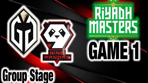 Gaiming Gladiator Gg Vs Pandas Game Group Stage Riyadh