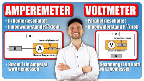 Amperemeter und Voltmeter Einfach erklärt YouTube