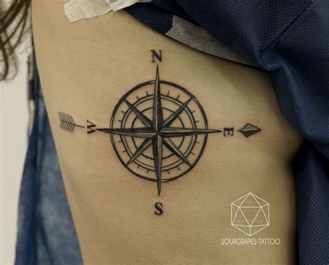 Nautical Compass Tattoo