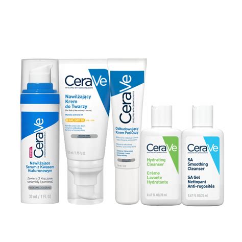 Cerave Zestaw Serum Kwas Hialuronowy Ml Krem Spf Ml Krem Pod