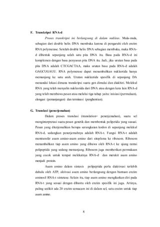 Makalah Biokimia Tentang Dna Dan Rna Pdf