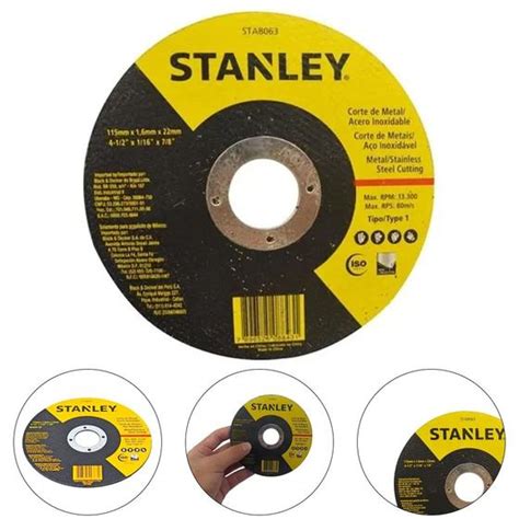 Disco Abrasivo Corte Inox X X Sta Stanley Disco De