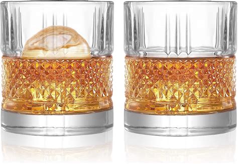 Whiskey Glasses Veecom Crystal Whiskey Glass 10oz Set Of 2 Old