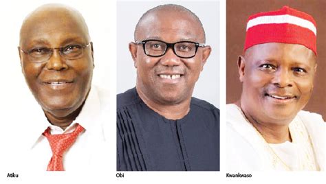 Elections Atiku Obi Kwankwaso Optimistic Of Victory On First Ballot