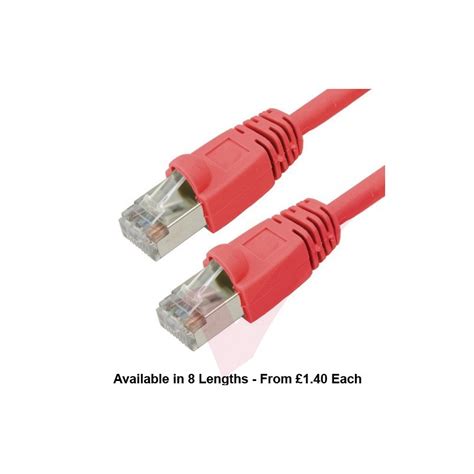 Cat6 Rj45 Premium Ftp Lszh Patch Cables Red